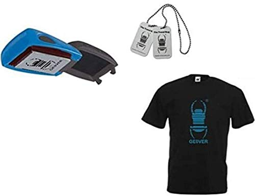 geo-versand Geocaching Geschenk Set T-Shirt +Kugelschreiber mit Stempel Weihnachten Anfänger