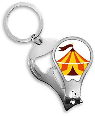 DIYthinker Parque de atracciones Carpa ilustración de color del uña del dedo de las podadoras del cortador