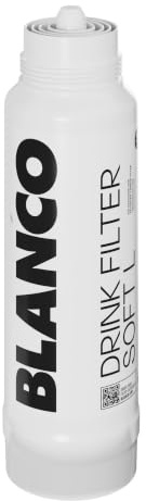 BLANCO Drink Filter Soft L | Weniger Kalk. Mehr Geschmack | Filterkapazität: 1800Liter bei 12 °dTH | Passend zu: FONTAS II, drink.filter, drink.hot | Anti-Kalk Filterkartusche