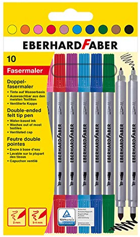 CREATIV DISCOUNT Doppelfasermaler, 10 Stück