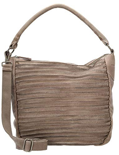 FREDsBRUDER Riffelpüppy Beuteltasche 37 cm Light Grey