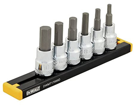 DEWALT 3/8 Drive, MM HEX Socket Set, 6PC (DWMT17001)