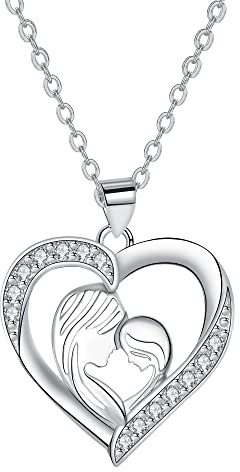 J.MUEN 925 Sterling Silber Kette für Mutter Schwester – Geburtstags ideal für Frauen & Mädchen