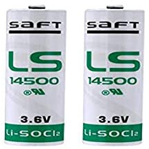 Lot de 2 Piles Original LS 14 5.00 pour Compteur d’Eau électrique PLC ER6V TL-5903 3.6V Batterie au Lithium SAFT
