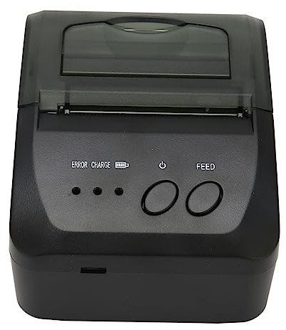 Bluetooth-Belegdrucker, 58 Mm -Thermodrucker BT4.0, Desktop-Etiketten-POS-Drucker, USB, Tragbar, 90 Mm/s, 203 DPI, Persönlicher Rechnungsdrucker für Büro, Restaurant, Hotel