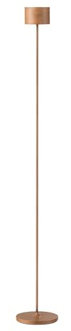 blomus | Mobile LED-Stehleuchte | FAROL FLOOR | Dimmbar | Akku-betriebene Stehlampe | Kabellos | Farbe Rusty Look