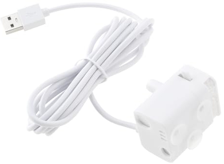 EMSea Pompe de Fontaine à Eau pour Chat DC 5 V Vitesse de Débit Silencieuse Volume d'eau Réglable avec Cordon d'alimentation USB de 6,5 Pieds pour Fontaine d'eau pour Chien de 61 OZ / 1,8 L
