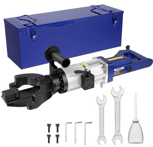 Cintreuse électrique pour Barres D'armature 4-22 MM Plieuse Hydraulique pour Barres D'armature, Angle Pliage 0 à 130 Degrés, avec Boîte De Rangement Portable,20mm