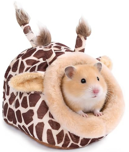 Esshogo Haustierbett, Kleintierhaus Bett, 1 Weiche Kissen Schlafsack Nest | Ideal als meerschweinchen Bett, Kleintierhöhle für Chinchilla, Meerschweinchen Haus