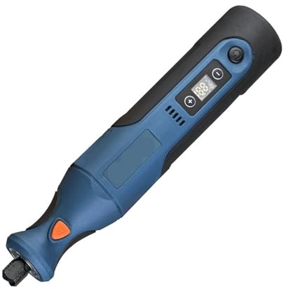 Perceuse-meuleuse sans fil, outil rotatif, 12 vitesses réglables, stylo de sculpture sur bois for fraisage, gravure, polissage, chargeur USB, lumières LED,pour la fabrication de bijoux Bois Pierre Pl