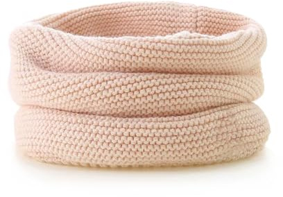 ENSTAB Loop Kinder Baumwolle Herbst Winter Schal Baby Loop Hals Wärmer kinderschal Strick Mädchen und Junge (Hellrosa)