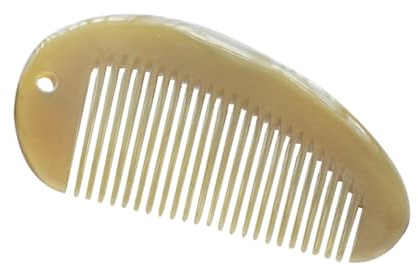 POPETPOP Peines De Cuerno De Yak Antiestáticos Para Masajes Peine De Peluquero Para Planchar El Pelo