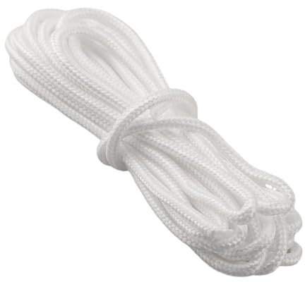 FUANA Cuerda de repuesto para sombrilla de patio, cuerda de nailon resistente de 11 pies para sombra de mesa al aire libre, compatible con sombrillas de picnic, playa, patio, 1 paquete