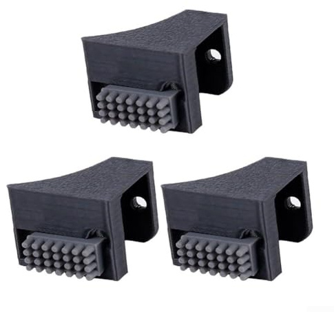 Panno pulitore per testina di stampa compatibile BambuLab P1P P1S X1 X1C con spazzola montata, materiale plastico, confezione singola o tripla (confezione da 3)