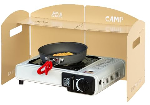 Paravento Per Fornello Da Campeggio - Schermo Bloccante Pieghevole,Paravento Per Uso Esterno - per Cucina all'Aperto Picnic Escursioni