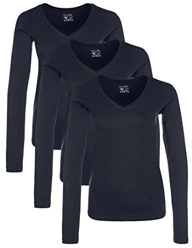 berydale Bd160 Camiseta de Manga Larga Mujer (Pack de 1)