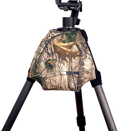 ROLANPRO Housse de Pluie pour Appareil Photo - Camouflage - Housse de Pluie Universelle pour trépied - Coussinets d'épaule - pour Pistolets