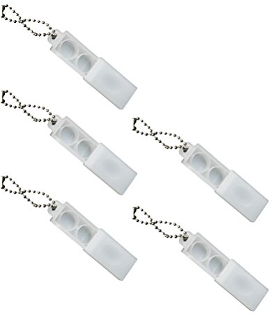 5 pezzi amplificatore per apparecchi acustici scatola di immagazzinaggio con batteria di plastica caso batteria con portachiavi