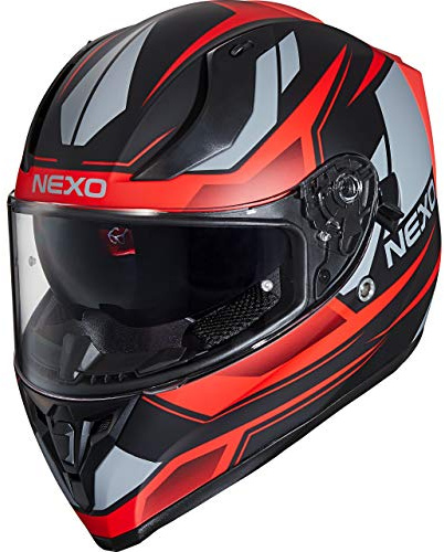 Nexo Integralhelm Sport II – Kratzfeste Visierung – Thermoplast – Belüftung