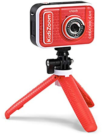 VTech KidiZoom Creator Cam, High-Definition Kids' Camera for Photos and Videos, Included Green Screen, Flip-Out Selfie Camera, Selfie Stick/Tripod, Auto Timer, Kids Ages 5 and up