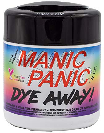 MANIC PANIC Dye Away Hair Dye Remover Wipes - Ammonia-Free Hair Color Remover Wipes for Adults - Removes Semi-Permanent & Permanent Color from Skin - Vegan & Cruelty-Free (50 Count)