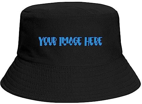 personalisierter Fischerhut Your Image Here Fischermütze für Männer Frauen Geburtstagsgeschenke