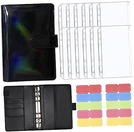 NUOBESTY 1satz Budget Binder Tragbarer Geldorganisierer Für Haushaltsplanung Für Reisen Schule Und Büro Leicht Und Komfortabel Für Familie Und Freunde