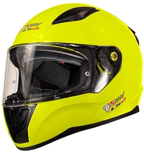 Speed Racewear - Integralhelm - Karthelm - Motorradhelm - Helm Neongelb