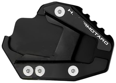 Motorrad Seitenständer Unterlage Motorrad CNC Aluminium Fuß Ständer Seite Stehen Vergrößern Verlängerung Platte Für Ducati Für Hypermotard 939 939SP SP 950 950SP 2018-2023 Ständer Fuß (Color : 1)