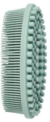 VOCOSTE Silikon Körperpeeling, 2 in 1 Körperbürste Hautmassage, Grün