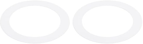 PATIKIL Adorno Anillo Metal 5.31 OD 4.13 ID Circular para Cubierta Foco Blanco