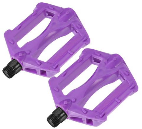KOMBIUDA Kinderfahrrad Pedale Lila Mountainbike Pedale Aus Kunststoff rutschfest Mit Abgedichteten Lagern Für Kinder Fahrräder Outdoor