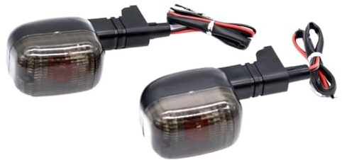 Blinker Motorrad Hinten Blinker Licht Fit for BMW F650 GS CS F 650 ST G 650 GS Motorrad Zubehör Blinker Anzeige lampe Motorrad Blinker(Smoke)