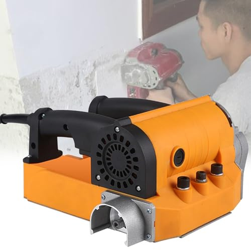DPLWJPP Concrete Shovel Shovel Wall Machine,Handheld Power Planer Shovel Wall Machine,Adjustable Depth 1-4mm,For Indoor & Outdoor Walls,Ceilings & Floors