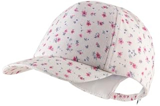 Sterntaler Basecap Schmetterling - Mädchen Schirmmütze aus Flammgarn Jersey mit allover Druck - Sommer Baseball Cap elastisch mit Gummizug - sportive Baby und Kinder Schirmkappe