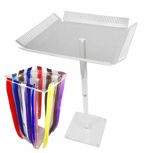 Support pour tresse de cheveux - Organisateur de cheveux en acrylique