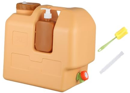 harayaa Contenitore d'Acqua con Carrier Bere Bere brocca per l'acqua per Il Campeggio Zaino in Zaino, 30l con Tubo a Pennello