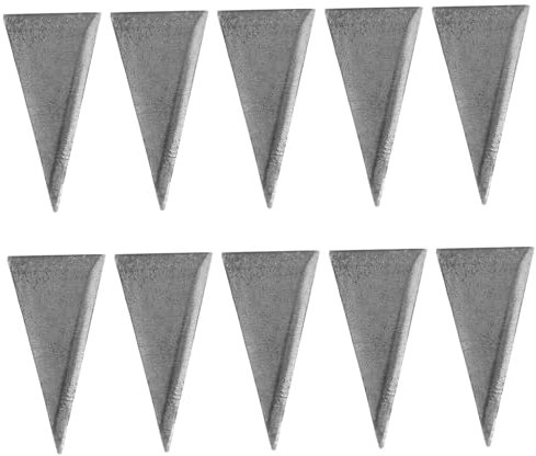 SHINEOFI 20pcs Carbon Steel Hammer Wedges Metal Fixing Wedge Repair Tool for Handle Installation Outdoor and Home Use