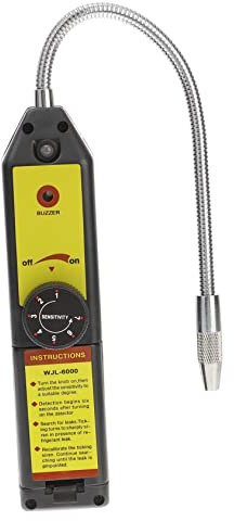Detector de Gas Refrigerante HVAC Sensibilidad Ajustable y Sonda de 20cm