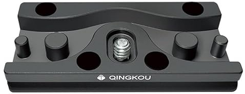 TONHOKJ Camera Cable Clamp Quick Release Plate, Aluminum DSLR Tethered Shooting Cable Lock Clip, HDMI USB Data Port Protector for Arca Swiss Tripod Ball Head (Grey)