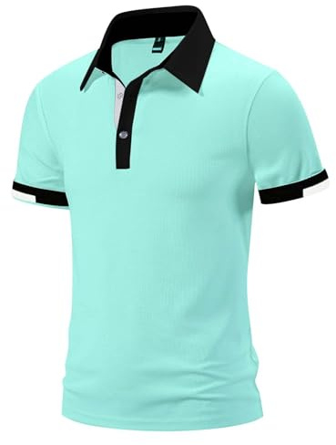 Chemises décontractées Hommes Chemise de Travail Carreaux Homme Manches Courtes Grande Taille Chemisette Blanche Courte Henley Shirts Boutonnée