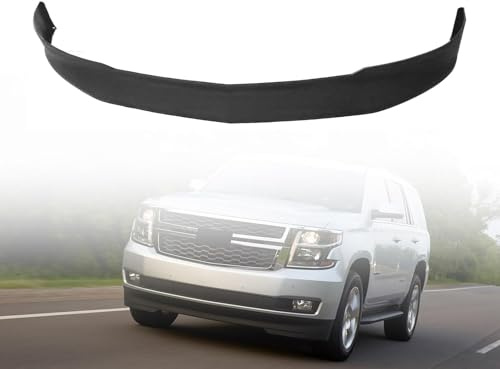 Front Valance Compatible with 2015 2016 2017 2018 2019 2020 Chevy Tahoe Suburban 3500 HD LS, LT, LTZ, Premier Lower Air Dam Deflector 22936501, GM1095201 Textured Black