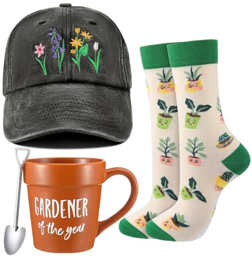 Sunnychicc 4 Pcs Gifts for Plant Lovers Women, Christmas Birthday Mother