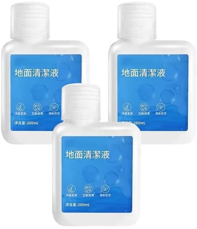 Reinigungslösung 200ml, kompatibel mit Dreame L40S Pro/X50 Ultra /X30 Ultra/X40 Ultra, Allzweck-Bodenreiniger(200mlx3)