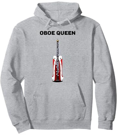 Oboe Queen Girls Oboe Tshirt Oboista Oboe Player Womens Oboe Oboe Felpa con Cappuccio