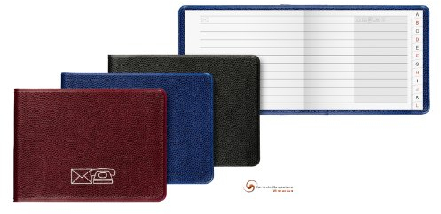 Brunnen MINI Adressbuch farbig 10x7 quer 48 Blatt A-Z Register