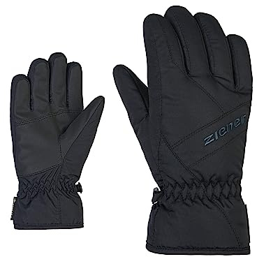 Ziener Kinder LINARD GTX glove junior Ski-handschuhe/Wintersport | Wasserdicht, Atmungsaktiv, , schwarz (Black), 5