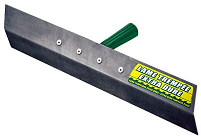 LEBORGNE - Raschietto Vrd/rivestito in acciaio Batipro 50 cm senza manico - Strumento multiuso per diffondere - Regolare e raschiare bitume - calcestruzzo - Tutto in arrivo - Resistente e durevole