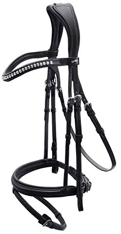 Schockemöhle Trensenzaum Rome englisch schwarz Größe/Farbe WB/schwarz