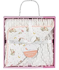 Copertina Neonato a bolle Elefante rosa